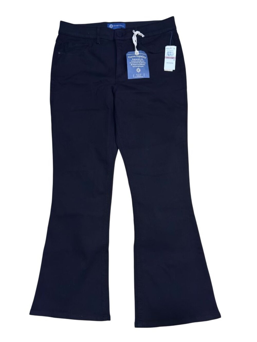 NWT Democracy Absolution Itty Bitty Bootcut Pants 12P Black MSRP $88